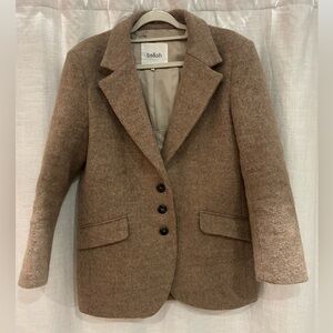 ba&sh Women's Tan Wool Blazer